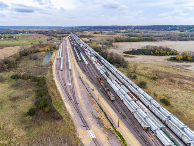 Jordan Sands Railroad Storage Yard